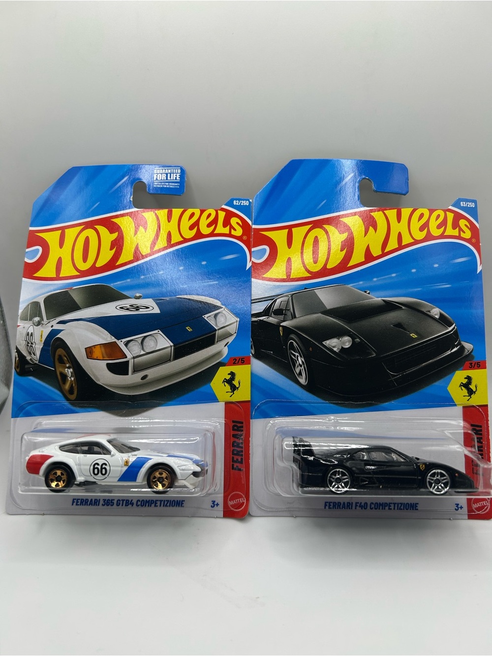 Hot Wheels Ferrari 365 GTB4 & F40 Competizione Bundle - 🔥 🛞